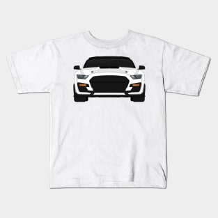 Shelby GT500 2020 Oxford-White + Black roof Kids T-Shirt